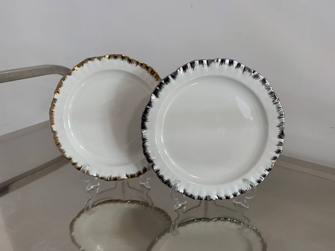 Порционная тарелка Sunflower silver S 