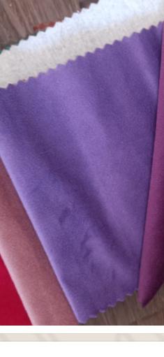 Скатерть велюр, прямоугольная, фиолетовая