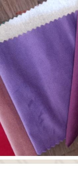 Скатерть велюр, прямоугольная, фиолетовая