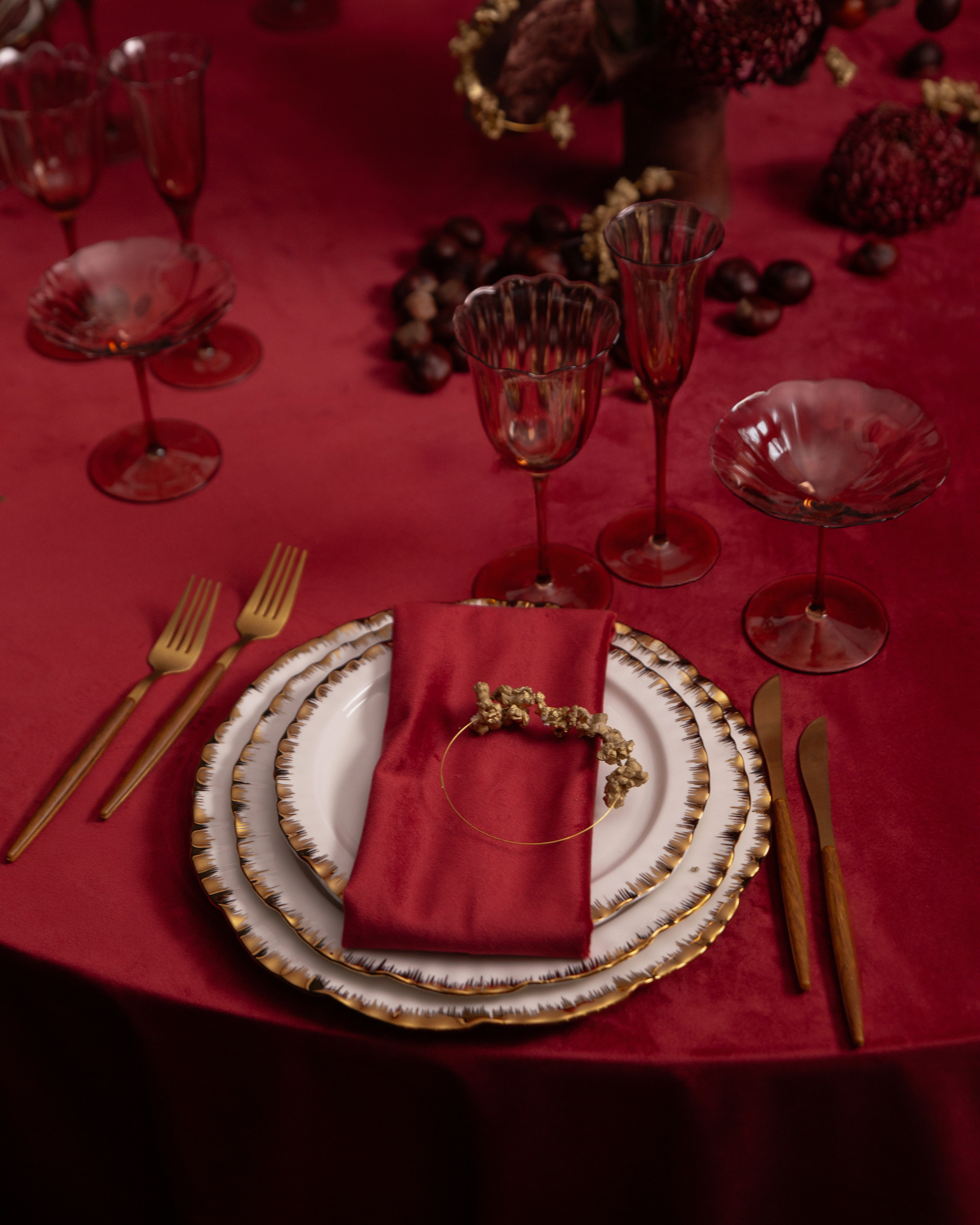 Столовые приборы Goa Woody, сет 4 предмета