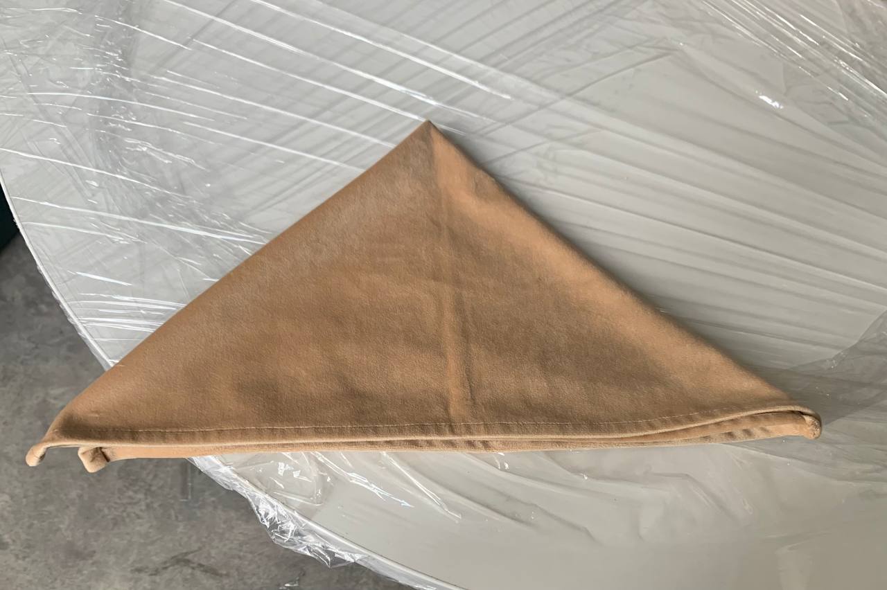 Салфетка велюр, нежный персик