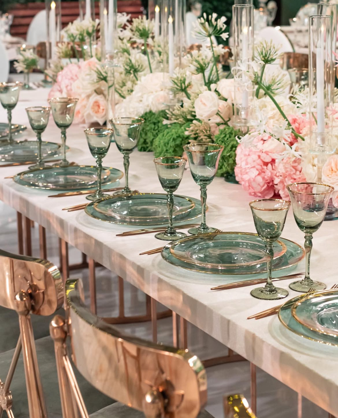 Сет бокалов «Chloe» зеленый