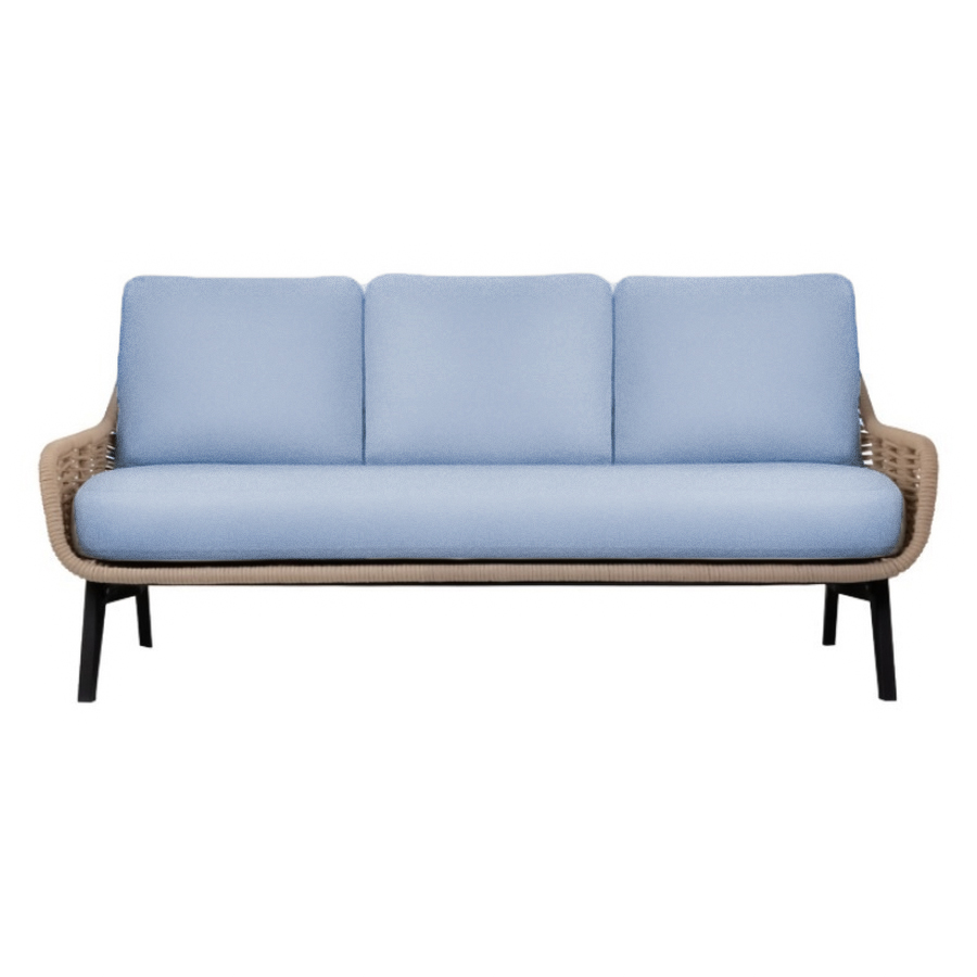 Диван трехместный The One, голубой