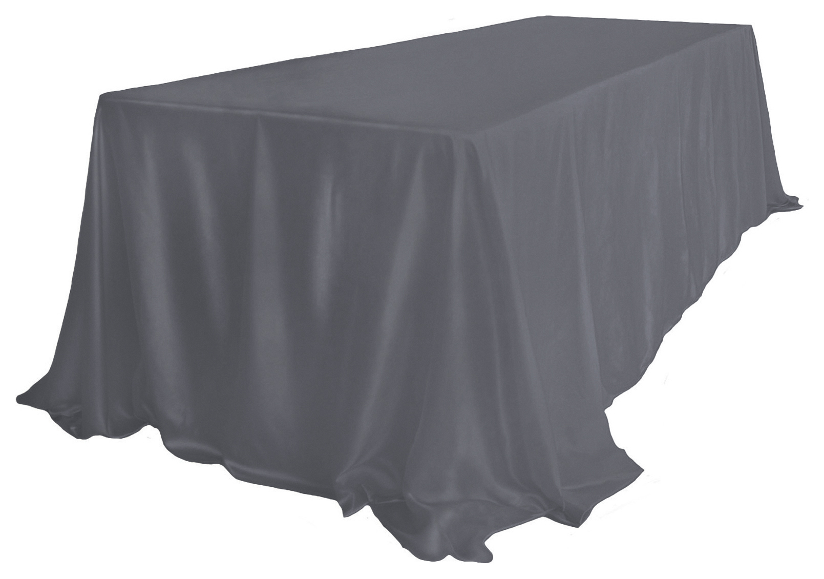Скатерть велюр, прямоугольная, графит