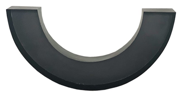 Флористическая стойка Halfponch L, черная