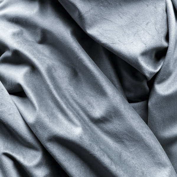 Серо-голубой велюр