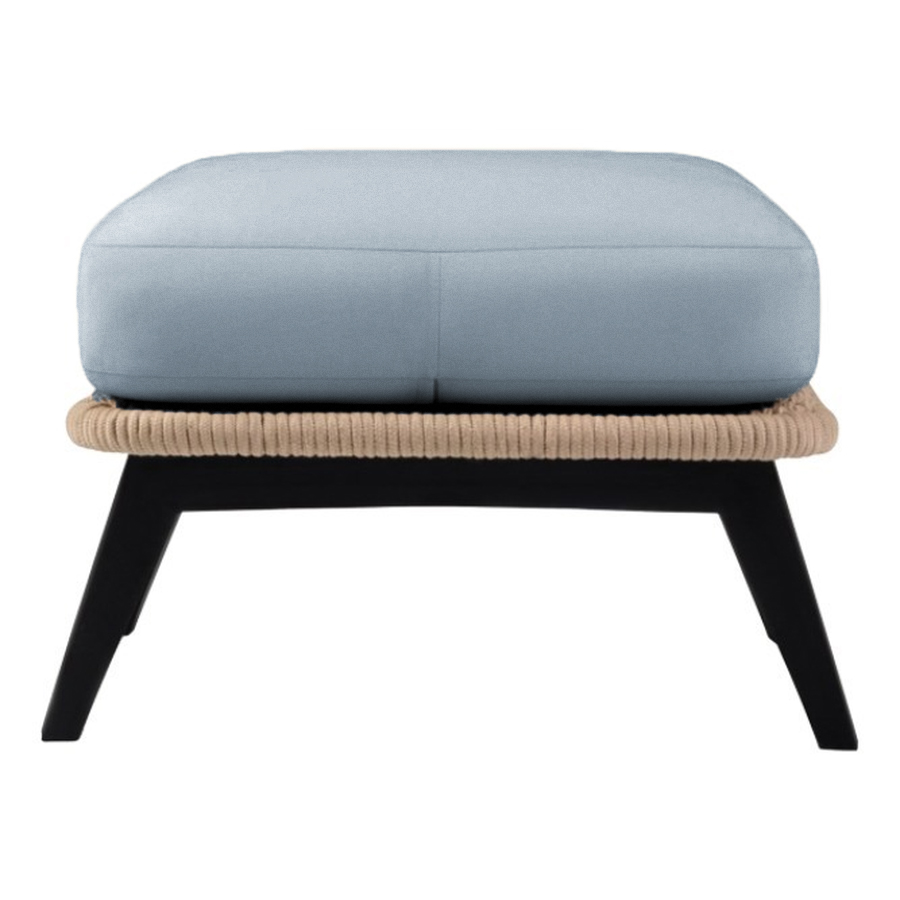 Пуф The One серо-голубой