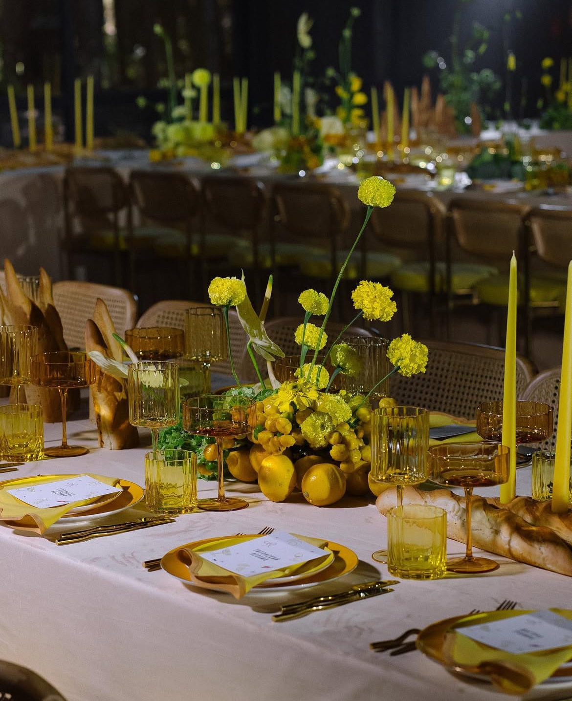 Стакан Squash Желтые тюльпаны