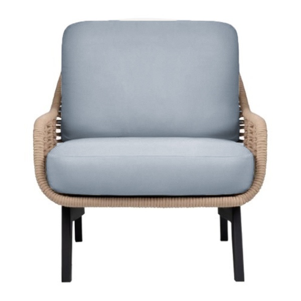 Кресло The One, серо-голубой