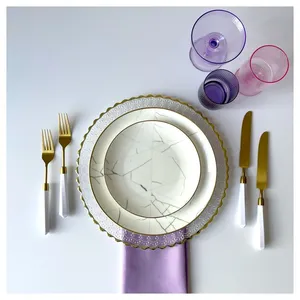 Сервировочная тарелка Lacy Gold - изображение 5