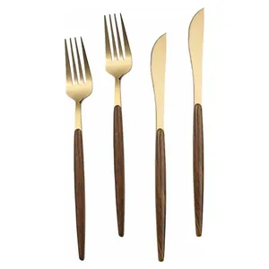 Столовые приборы Goa Woody, сет 4 предмета