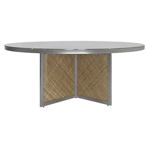 Cтол Corners Confessa круглый, зеркало+перекрас металла в любой цвет