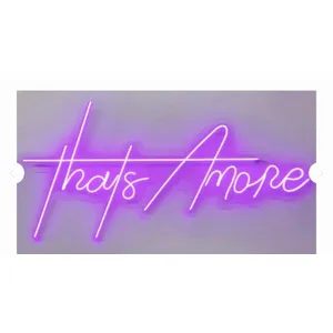 Неоновая надпись "That's Amore", розовая - изображение 2