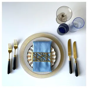 Сервировочная тарелка Oculus Gold - изображение 5