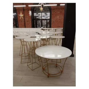 Коктейльный столик Hourglass Gold Circle - изображение 5