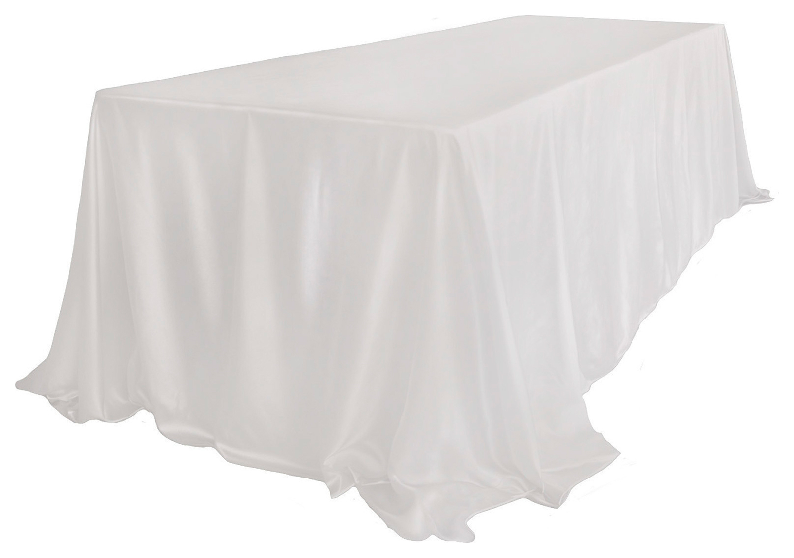 Скатерть велюр, прямоугольная, молочная XL