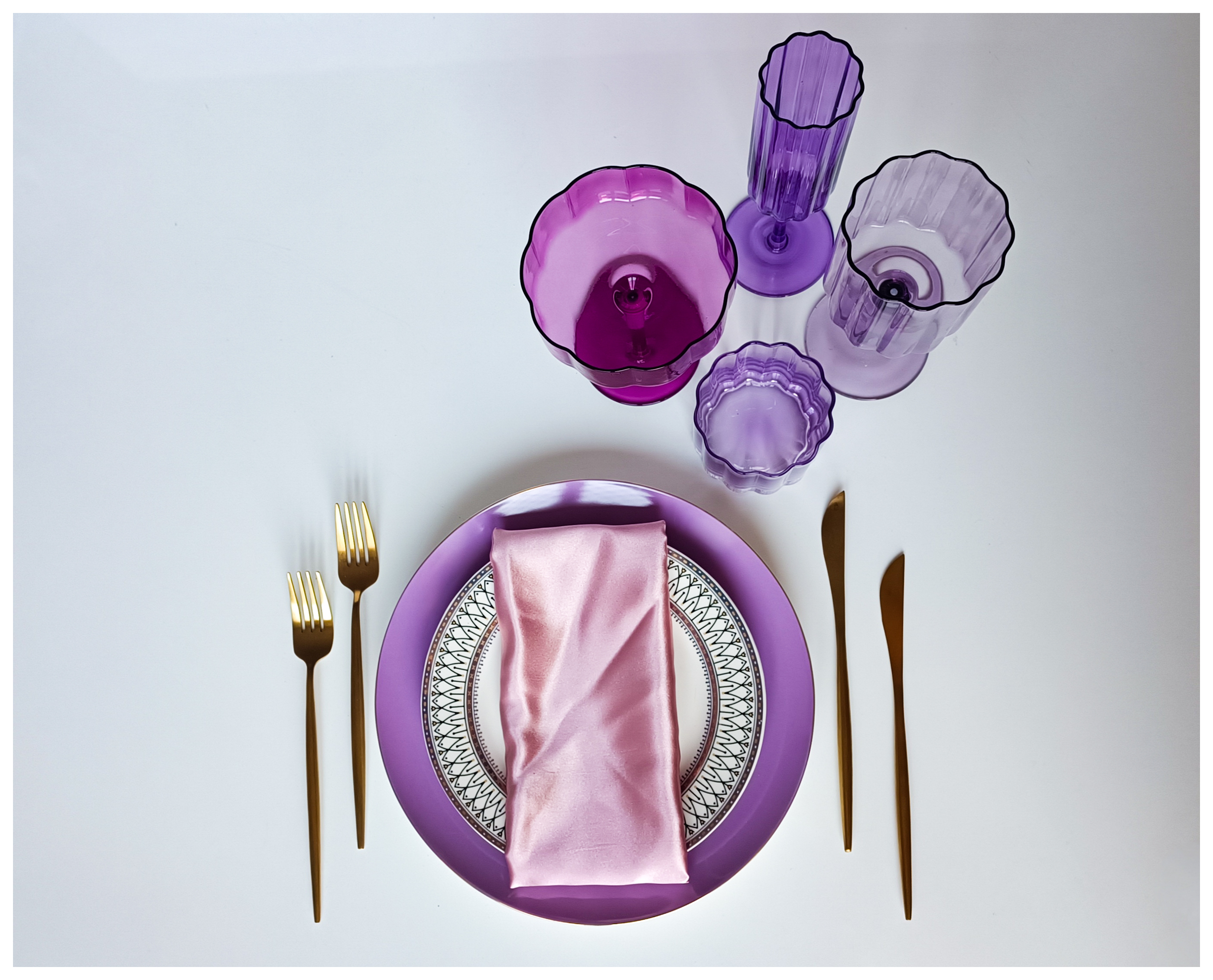 Сет бокалов Squash Этюд в фиолетовом