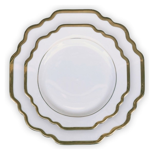 Сет порционных тарелок Anna, 27 и 23см диаметр