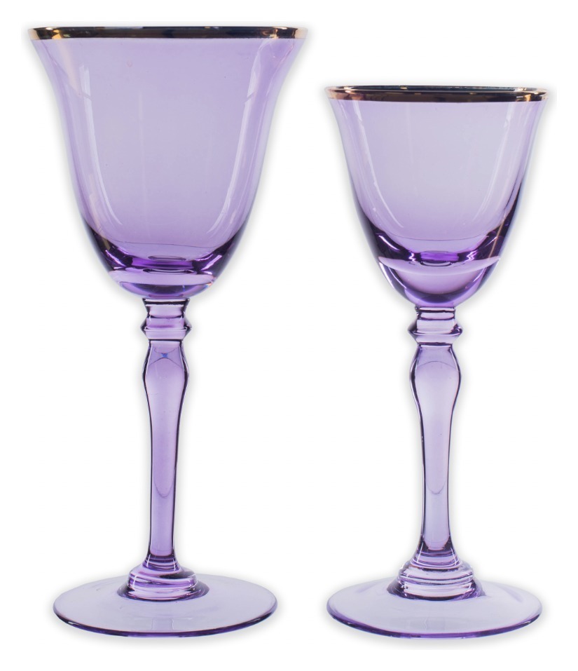 Сет бокалов «Chloe» сиреневый