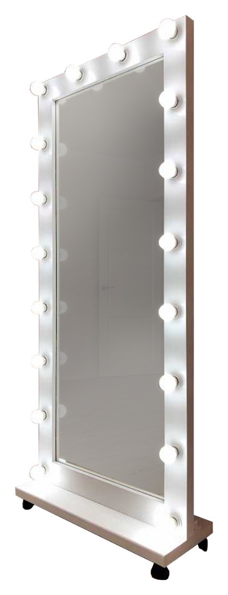 Зеркало напольное на колесиках