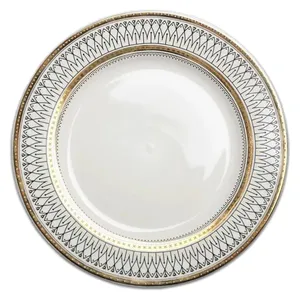 Тарелка Pattern Black M