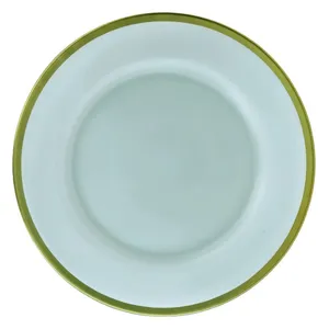 Сервировочная тарелка Lollipop Menthol матовая