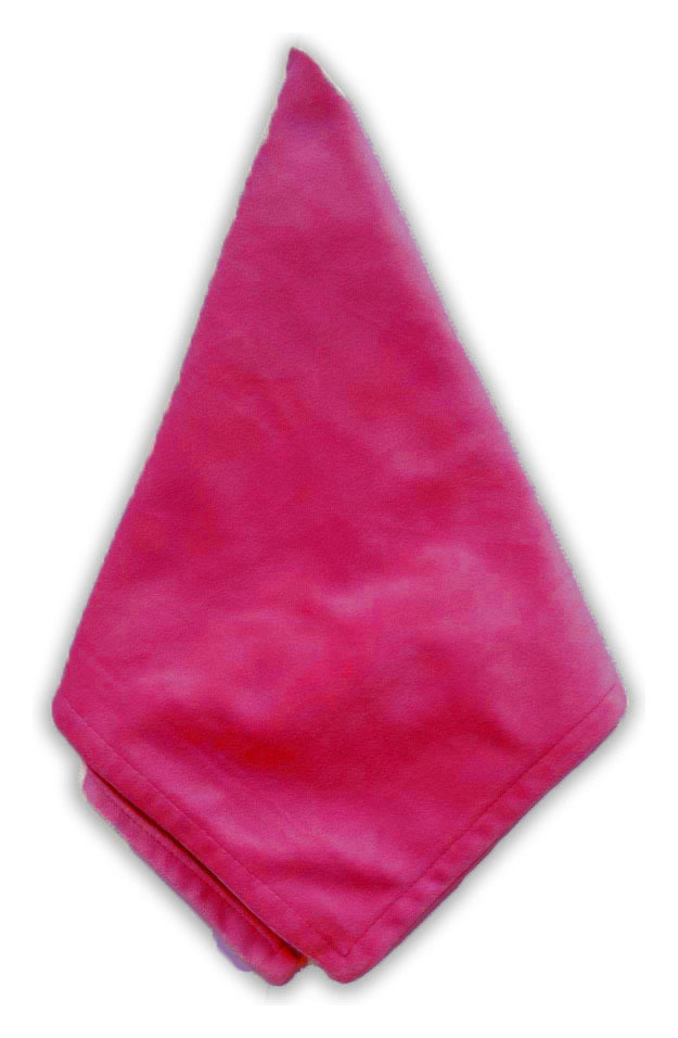 Салфетка велюр, малиновая