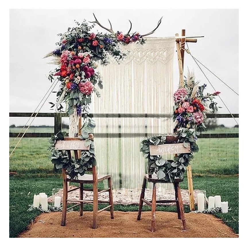 Панно декоративное из макраме Boho Сurtains