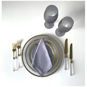 Сервировочная тарелка Lollipop Grey Ash матовая - изображение 4