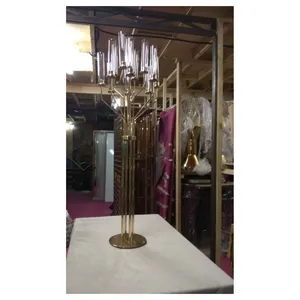 Канделябр золотой со стеклянными колбами Charisma (13 стоек) - изображение 4