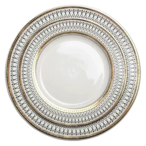 Сет тарелок Pattern Black S и M