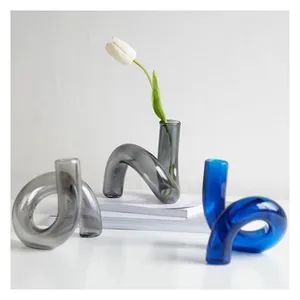 Стеклянная вазочка Piper Smoke - изображение 2