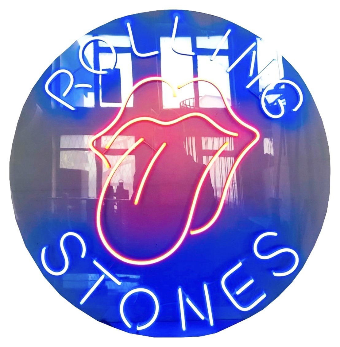 Неоновая надпись Rolling Stones