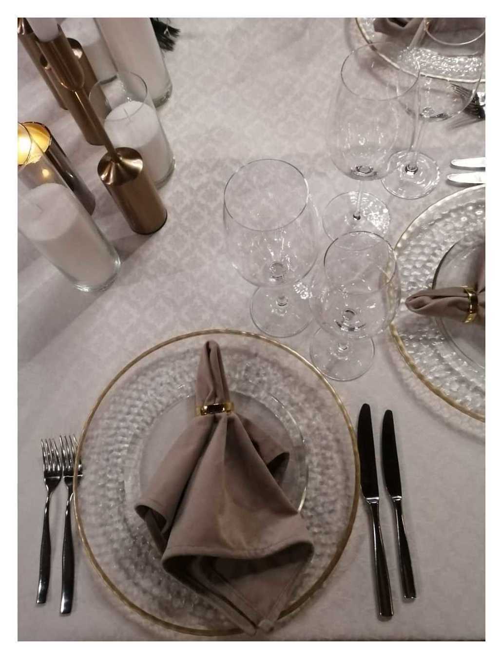 Салфетка  велюр, бежевая