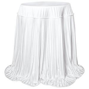 Скатерть для коктейльного столика плиссированная