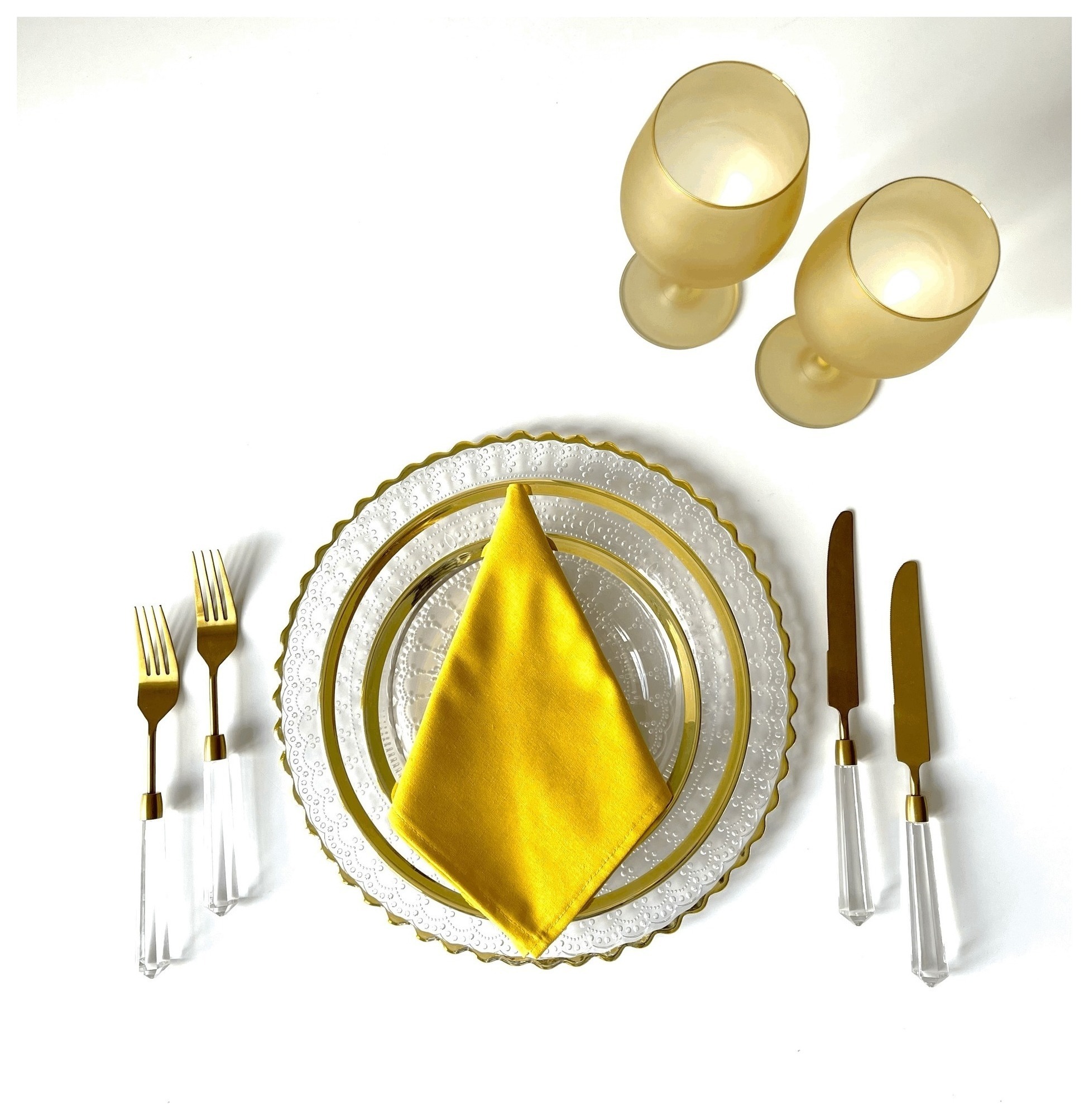 Сервировочная тарелка Lacy Gold