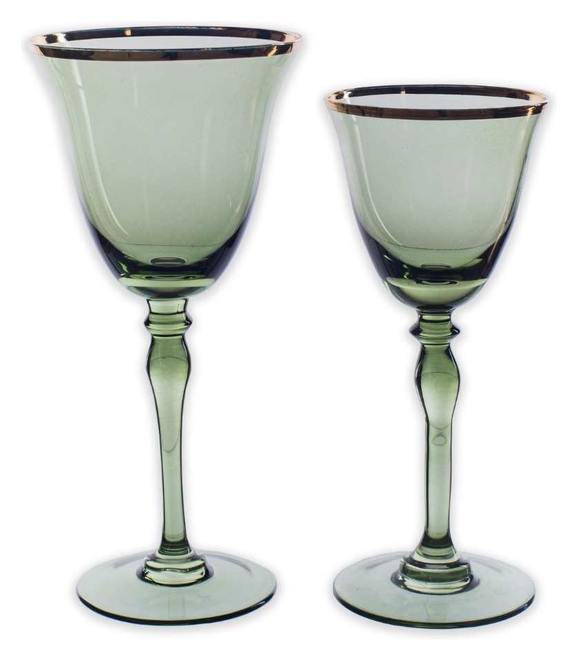 Сет бокалов «Chloe» зеленый