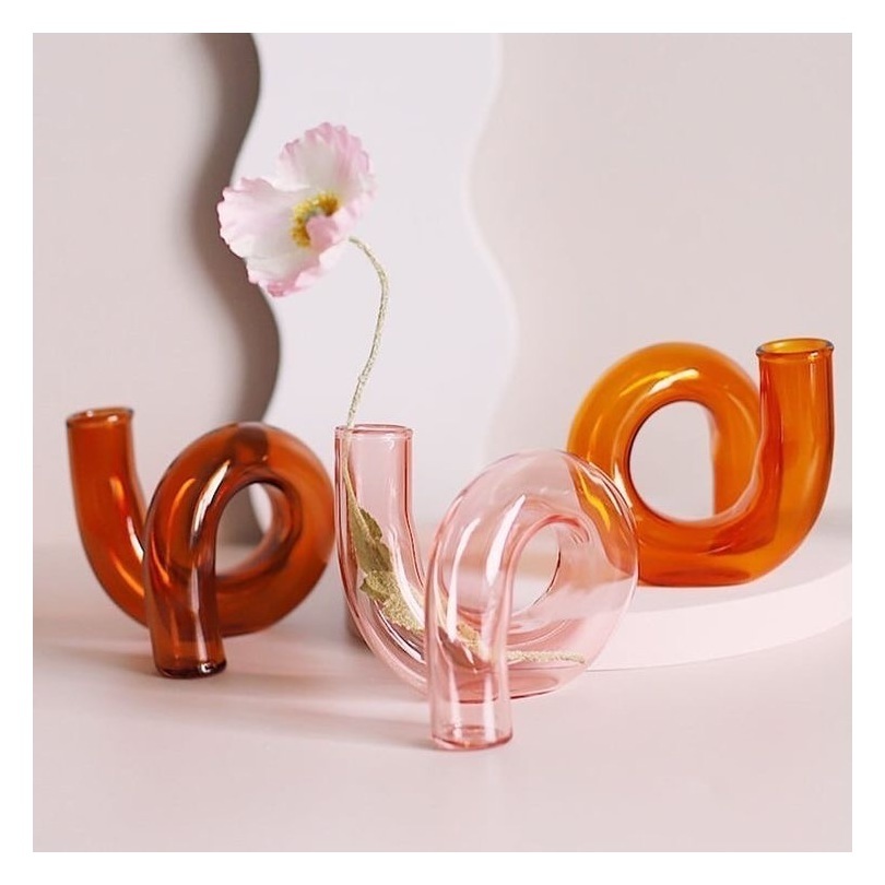 Стеклянная вазочка Piper Petal