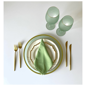 Столовые приборы Goa Gold,  золотые, сет из 4 предметов - изображение 3