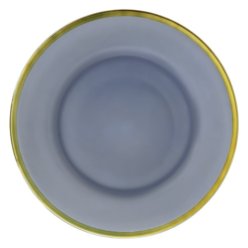 Сервировочная тарелка Lollipop Grey Ash матовая