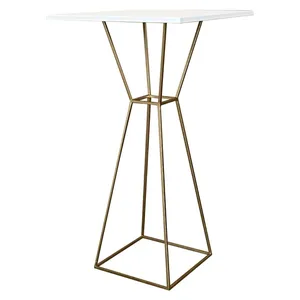 Коктейльный столик Hourglass Gold Square - изображение 2