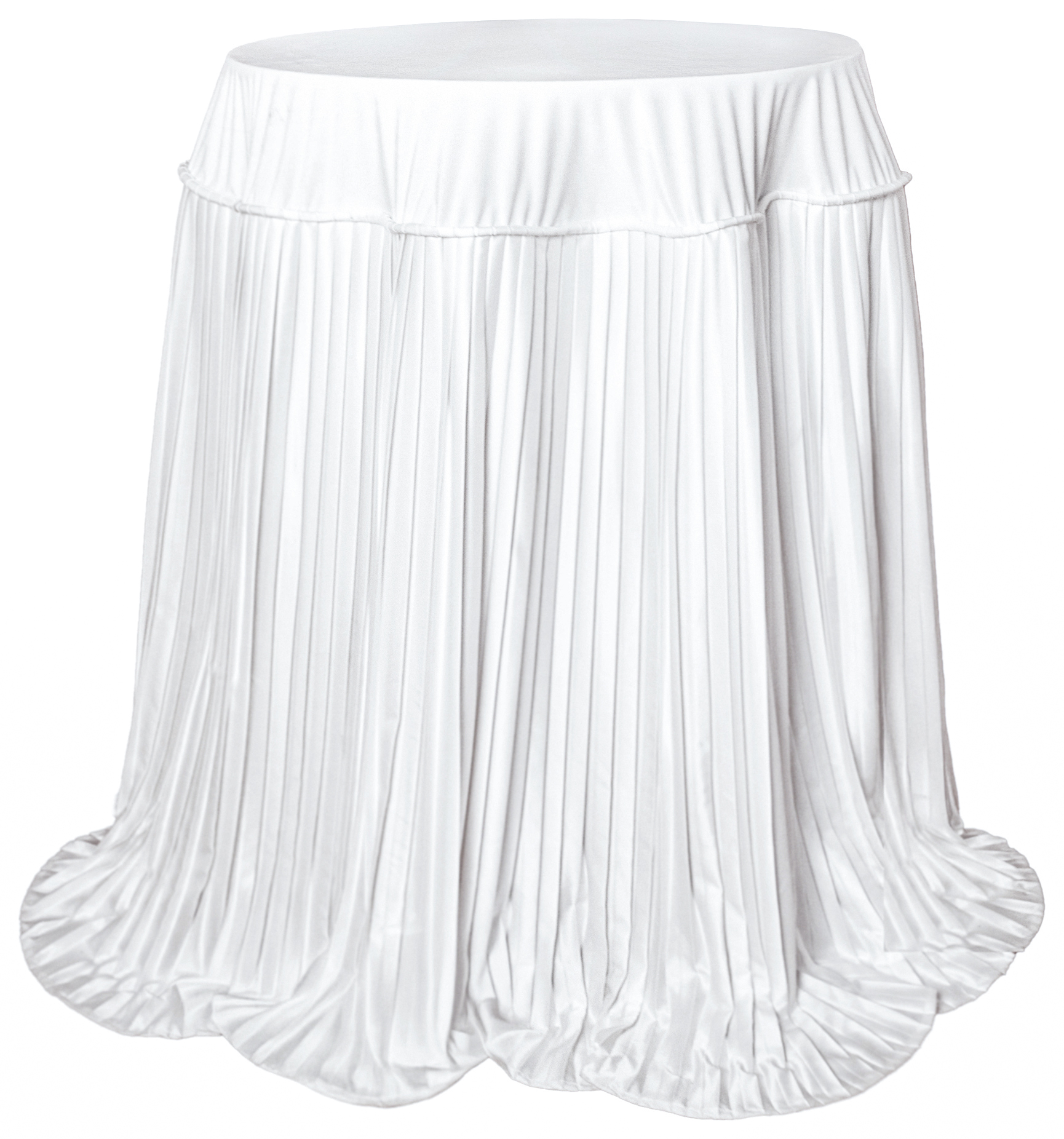 Скатерть для коктейльного столика плиссированная