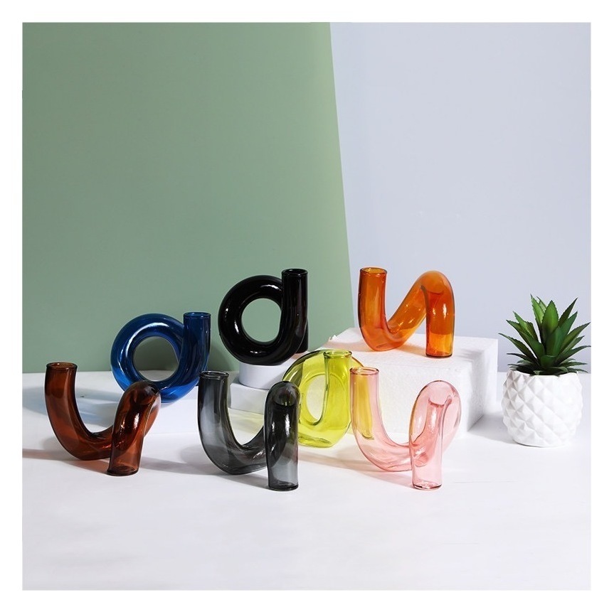 Стеклянная вазочка Piper Lime