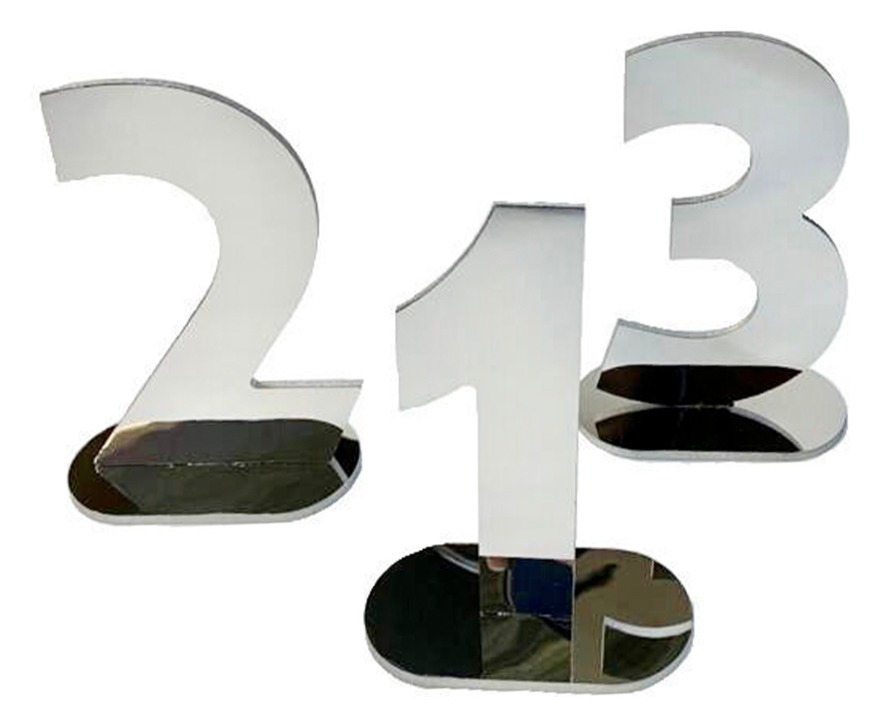 Номерки стола Numero Silver