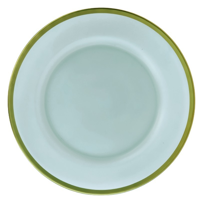 Сервировочная тарелка Lollipop Menthol матовая