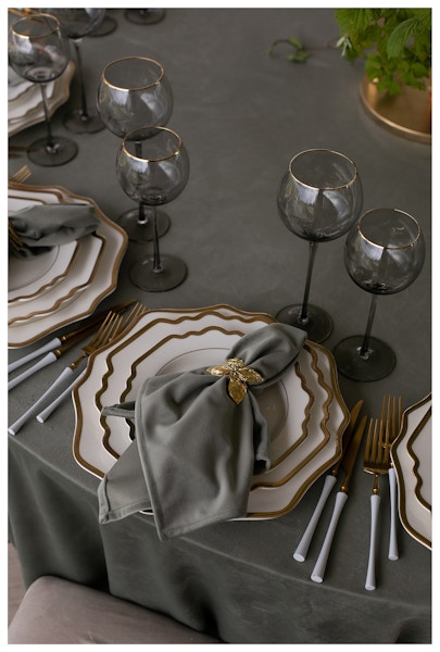 Сет порционных тарелок Anna, 27 и 23см диаметр