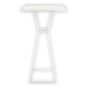 Коктейльный столик Hourglass White Square - изображение 1