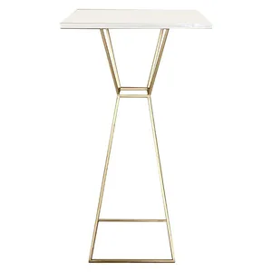 Коктейльный столик Hourglass Gold Square - изображение 1