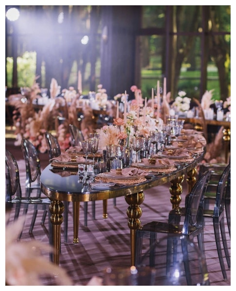 Стол Oval-Gold 400 (светлое зеркало)