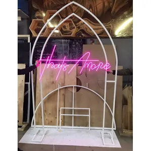 Неоновая надпись "That's Amore", розовая - изображение 3